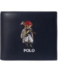 Polo Ralph Lauren - Polo Bear Leather Billfold Wallet - Lyst
