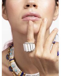 David Webb - Scallop Ring Mit Diamant - Lyst