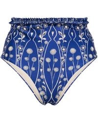 Agua Bendita - Nopal Floral-Print Bikini Bottoms - Lyst