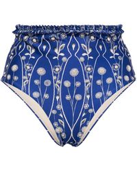 Agua Bendita - Bragas de bikini Nopal con estampado floral - Lyst