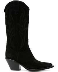 Sonora Boots - Bottes Santa Fe 75 mm en daim - Lyst