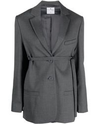 Courreges - Tailored Belted Blazer - Lyst