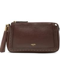 Lancel - Premier Flirt Tassel-Detail Whipstitch-Trim Clutch Bag - Lyst