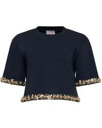 Cinq À Sept - Sunflare Embellished T-Shirt - Lyst