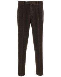Briglia 1949 - Pleated Corduroy Trousers - Lyst