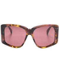 Max Mara Eyewear - Square-Frame Sunglasses - Lyst