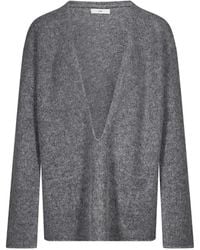 R2W - Otis Plunging V-Neck Knitted Sweater - Lyst