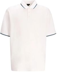 ARMANI EXCHANGE - Cotton Piqué Polo Shirt - Lyst