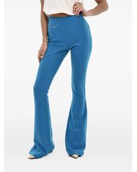 DSquared² - Pantalones Acampanados Con Aplique De Cadena - Lyst