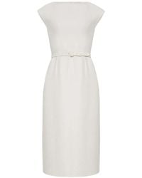 Adam Lippes - Adeleine Belted Dress - Lyst