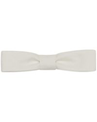 Saint Laurent - Poplin Cotton Bow Tie - Lyst