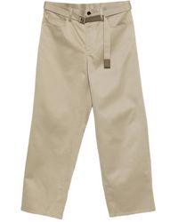 Sacai - Belted Trousers - Lyst