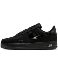Nike - Air Force 1 Low '07 Lv8 Patent-Swoosh Sneakers - Lyst