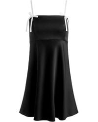 Alice + Olivia - Robe Courte Morgan À Détail De Nœud - Lyst