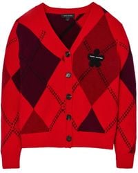 Marc Jacobs - Cardigan À Losanges - Lyst