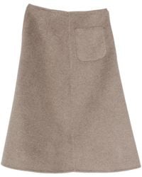 Susanne Bommer - Zip-Fastening Midi Skirt - Lyst