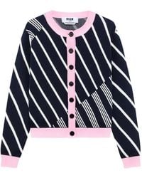 MSGM - Button-Up Cardigan - Lyst