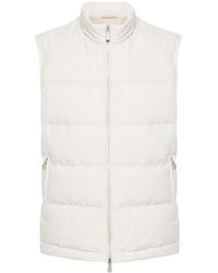 Eleventy - Quilted Down Gilet - Lyst