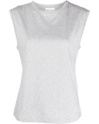 Loulou de Saison - Sleeveless Pima-Cotton Top - Lyst