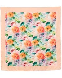 D'Aniello - Floral Print Scarf - Lyst