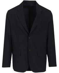 Emporio Armani - Button Single-Breasted Blazer - Lyst