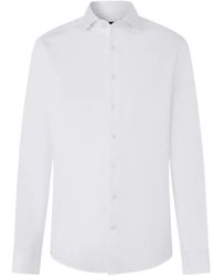 Hackett - Herringbone Cotton Shirt - Lyst