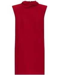 Valentino Garavani - Robe En Soie À Dos Ouvert - Lyst