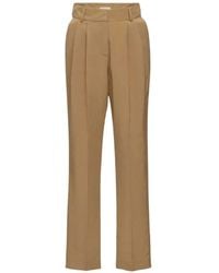 Magda Butrym - Pleated Straight-Leg Trousers - Lyst