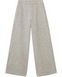 B+ AB - Wide-Leg Straight Trousers - Lyst