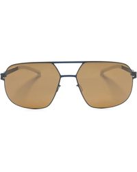 Mykita - Occhiali Da Sole Angus Stile Pilota - Lyst