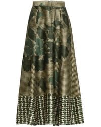 Silvia Tcherassi - Gonna Midi Erin Con Stampa - Lyst