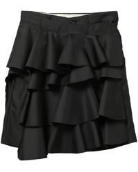 Comme des Garçons - Draped Tailored Shorts - Lyst