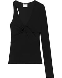 Courreges - Asymmetrisches Oberteil Mit Twist-Detail - Lyst