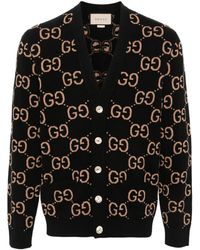 Gucci - Wollen Vest Met GG-patroon - Lyst