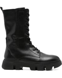 Geox - 40Mm Vilde Combat Boots - Lyst
