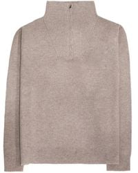 Paura - Helsinki Half-Zip Sweater - Lyst