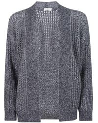 Peserico - Sequin-Embellished Open-Knit Cardigan - Lyst