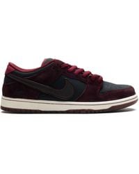 Nike - X Riot Skateshop SB Dunk Low "Mahogany/Dark Beet/Team Red/Sail/Night Maroon" Sneakers - Lyst