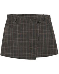 B+ AB - Karierter Minirock - Lyst