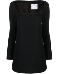 Courreges - Square-neck Mini Dress - Lyst