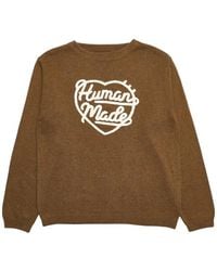 Human Made - Heart-Logo Knit Jumper - Lyst