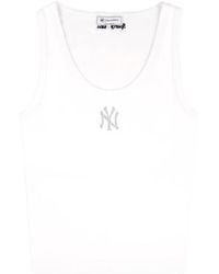 Sporty & Rich - Yankees Krystal Cropped Tank Top - Lyst
