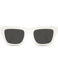 Prada - Logo-Lettering Square Sunglasses - Lyst