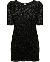 TOTEME - Maglione Semi Trasparente - Lyst