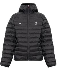 adidas - X Liverpool Fc Hooded Quilted Jacket - Lyst