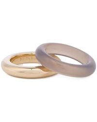 BY PARIAH - Stacked Rings (Set Of Two) - Lyst