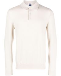 Fedeli - Long-sleeve Cashmere Polo Shirt - Lyst
