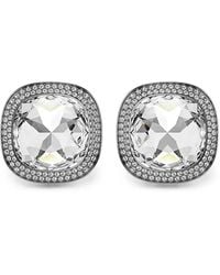 Swarovski - Boucles D'Oreilles Serties De Cristaux - Lyst