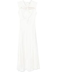 Sandro - Long Crystal-Embellished Dress - Lyst