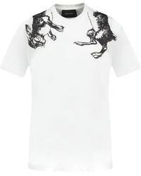 Simone Rocha - Hare-Illustration T-Shirt - Lyst